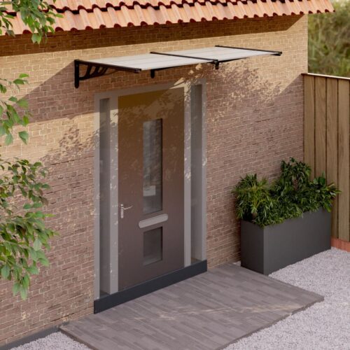 Door Window Canopy Awning Outdoor Patio UV Sun Rain Roof Shield Cover 199x90cm - Image 7