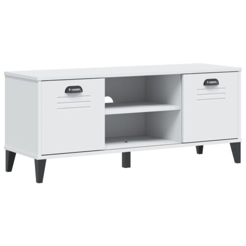 Shoe Bench VIKEN White 106x35x45cm Engineered Wood