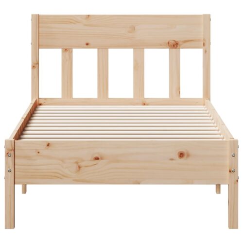 Bed Frame 90x190cm Solid Wood Pine - Image 4