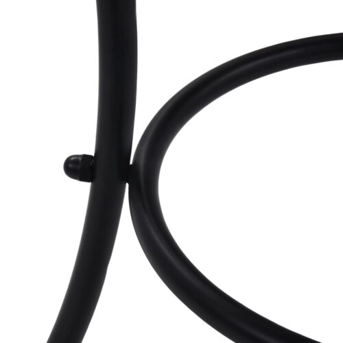 Mosaic Bistro Table Black White 60cm Ceramic - Image 6
