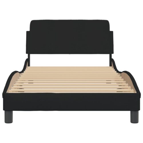 Bed Frame "Dover" Black 107x203cm King Single Fabric - Image 4