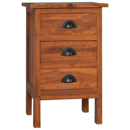 Bedside Cabinet 40x35x60cm Solid Teak Wood