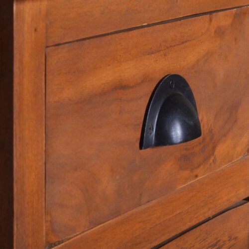 Bedside Cabinet 40x35x60cm Solid Teak Wood - Image 7