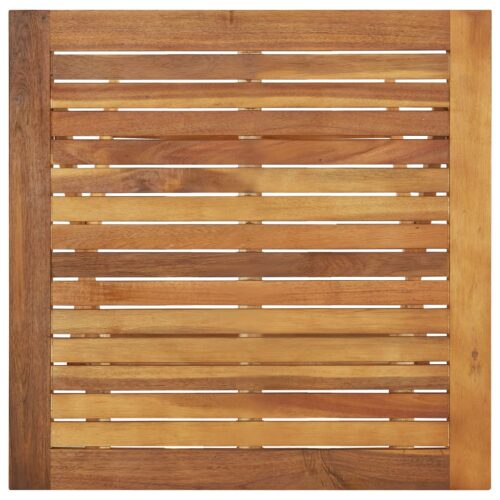 3-Piece Folding Garden Dining Set Acacia Wood Timber Outdoor Patio Furniture - Image 6