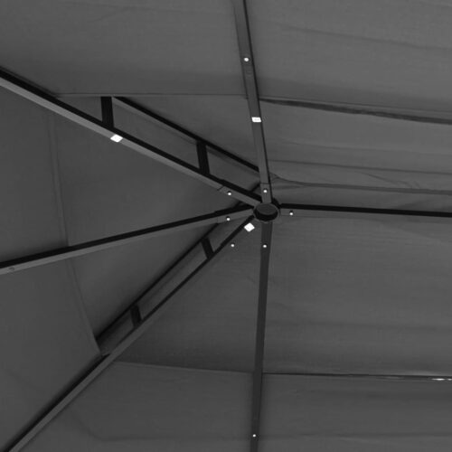 Gazebo with Sidewalls Anthracite 400x300x270cm Steel - Image 6