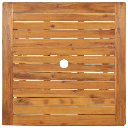 3-Piece Folding Garden Dining Set Acacia Wood Timber Outdoor Patio Furniture - Image 6