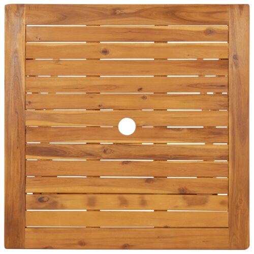 3-Piece Folding Garden Dining Set Acacia Wood Timber Outdoor Patio Furniture - Image 6