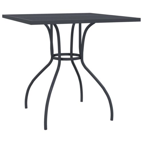 5-Piece Garden Dining Set Anthracite Steel - Image 7