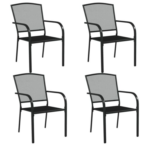 5-Piece Outdoor Dining Set Garden Patio Bistro Chairs Lounge Furniture Setting - Image 4