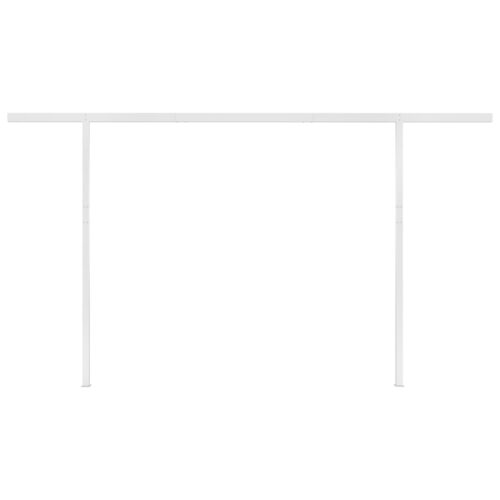 Manual Retractable Awning with Posts 4.5x3m Anthracite - Image 7