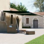 Freestanding Manual Retractable Awning 500x300cm Anthracite