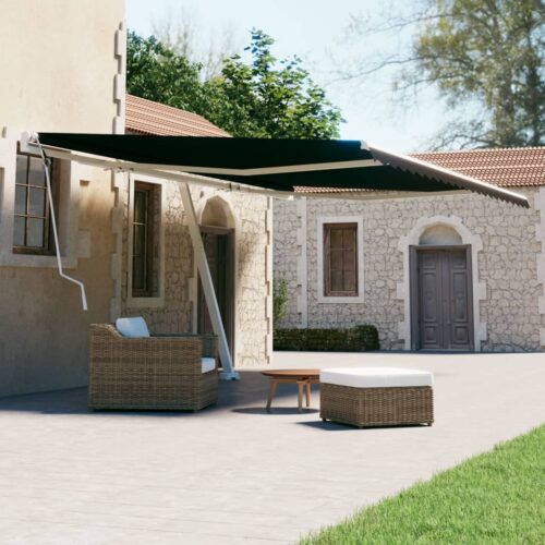 Freestanding Manual Retractable Awning 500x300cm Anthracite