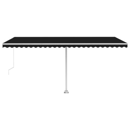 Freestanding Manual Retractable Awning 500x300cm Anthracite - Image 5
