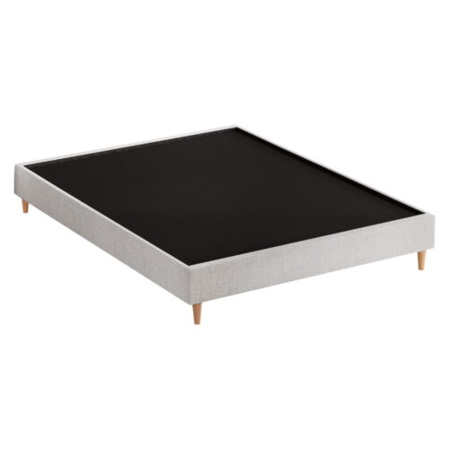 Artiss Bed Frame Queen Size Beige ZORA - Image 3
