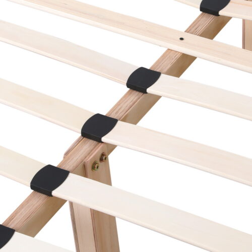 Artiss Bed Frame Queen Size Beige ZORA - Image 4