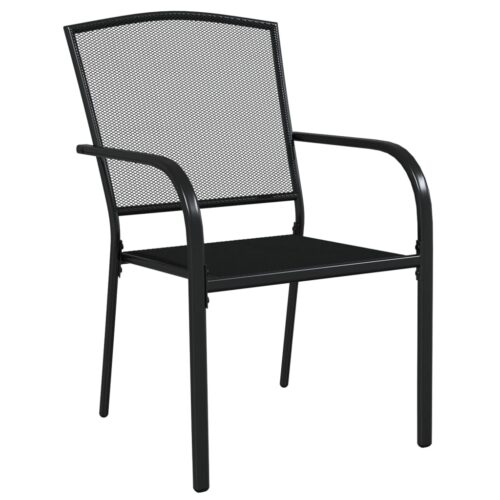 7-Piece Garden Dining Set Anthracite Steel Outdoor Patio Lounge Furniture - Image 5