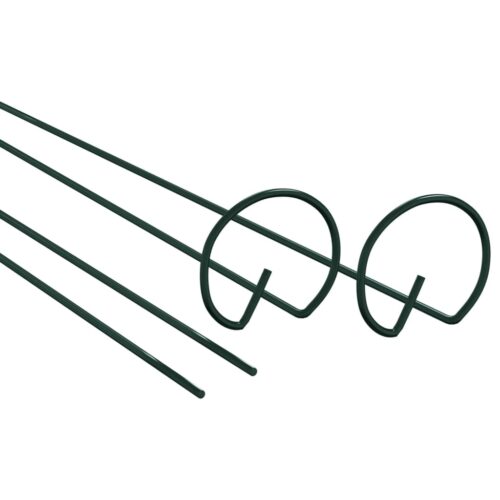 Garden Plant Stakes 20pcs Dark Green 40cm Steel - Image 4