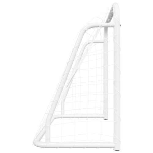 Football Goal with Net White 125x96x60cm Steel Polyester - Image 4