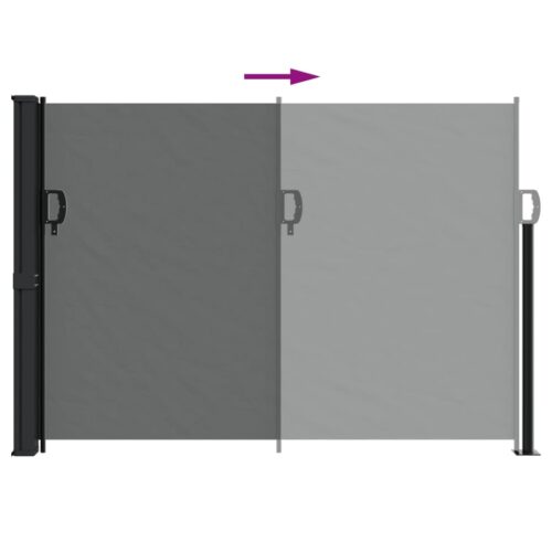 Retractable Side Awning Anthracite 140x500cm - Image 5