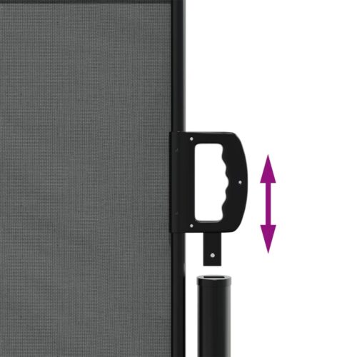 Retractable Side Awning Anthracite 140x600cm - Image 6