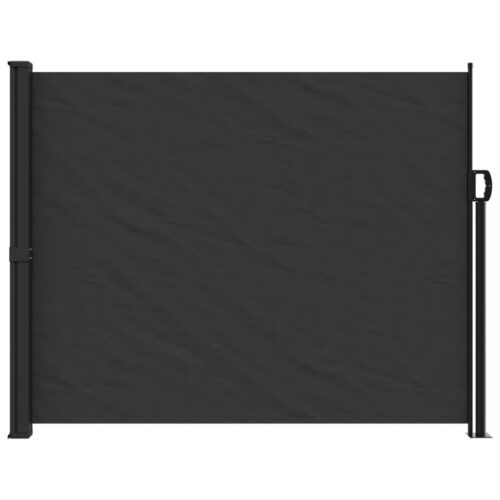 Retractable Side Awning Black 160x600cm - Image 3