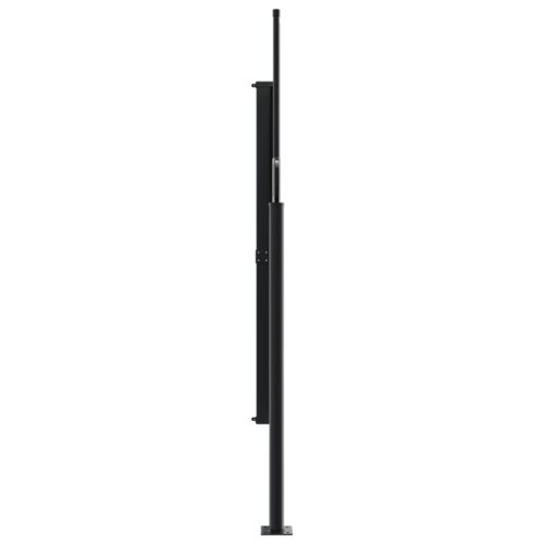 Retractable Side Awning Black 160x600cm - Image 4
