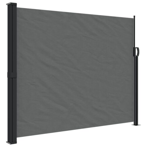 Retractable Side Awning Anthracite 160x600cm - Image 2