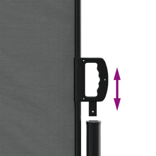 Retractable Side Awning Anthracite 160x600cm - Image 6