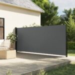 Retractable Side Awning Anthracite 160x500cm
