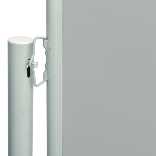 Patio Retractable Side Awning 200x600cm Grey - Image 3