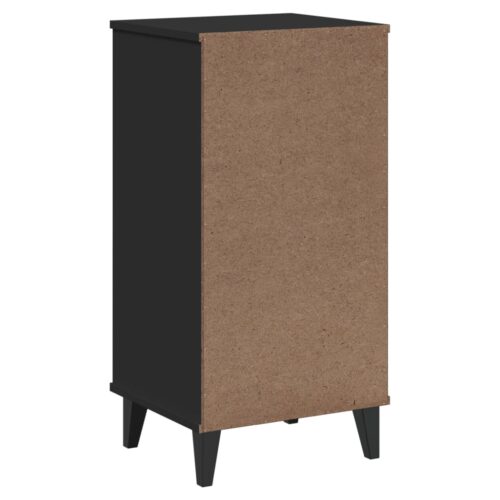 Bedside Cabinet VIKEN Black Engineered Wood - Image 8
