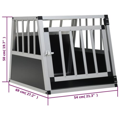 Dog Cage with Single Door 54x69x50cm - Image 11