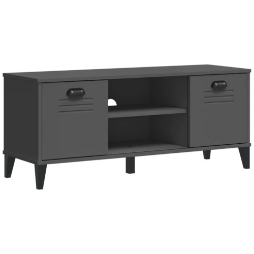 Shoe Bench VIKEN Anthracite Grey 106x35x45cm Engineered Wood