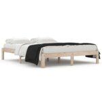 Bed Frame Solid Wood 150x200cm