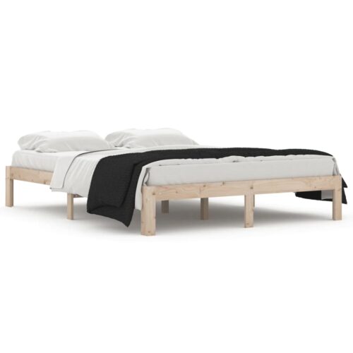 Bed Frame Solid Wood 150x200cm