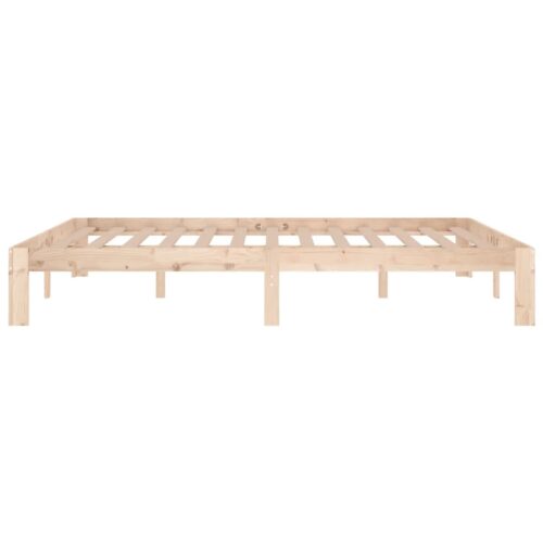Bed Frame Solid Wood 150x200cm - Image 5