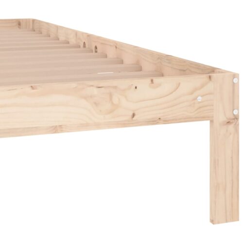 Bed Frame Solid Wood 150x200cm - Image 6