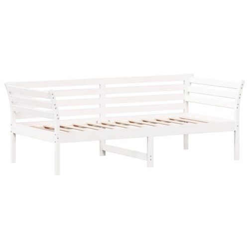 Day Bed White 90x190cm Solid Wood Pine - Image 2