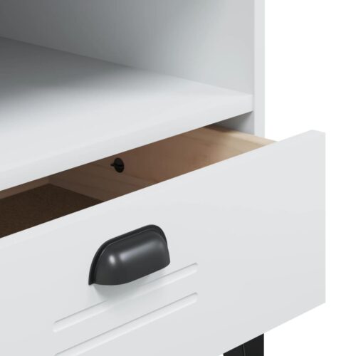TV Cabinet VIKEN White Engineered Wood - Image 9