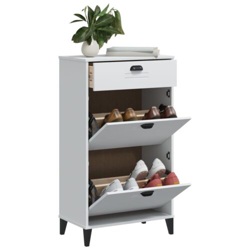 Shoe Cabinet VIKEN White Engineered Wood - Image 11
