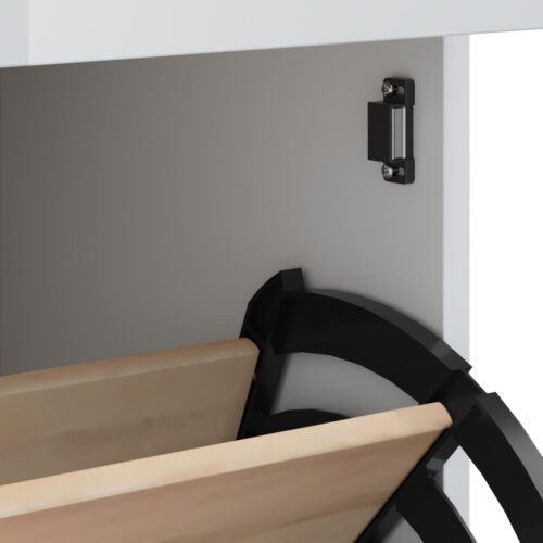 Shoe Cabinet VIKEN White Engineered Wood - Image 9