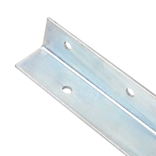 L-shaped Ground Anchors 12pcs Galvanised Steel 5x5x50cm - Image 3