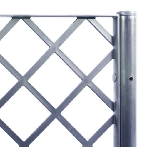 Garden Planter with Trellis Grey 160x40x142cm PP - Image 7
