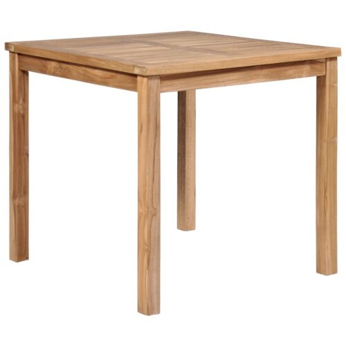 Garden Table 80x80x77cm Solid Teak Wood