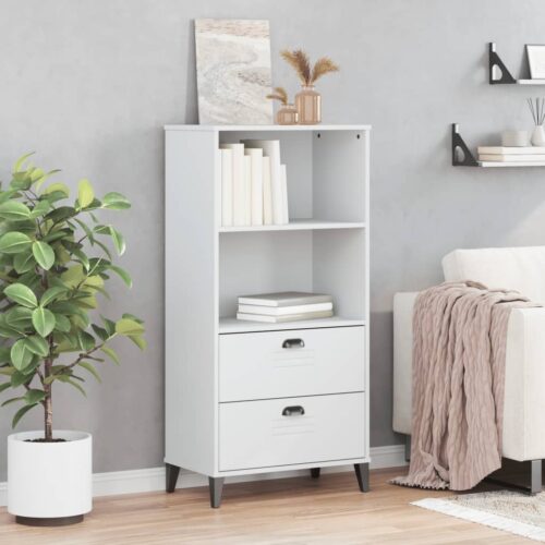 Bookcase VIKEN White 60x35x123cm Engineered Wood - Image 3
