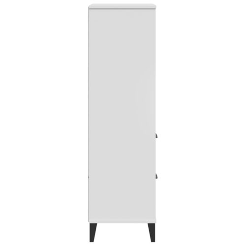 Bookcase VIKEN White 60x35x123cm Engineered Wood - Image 7