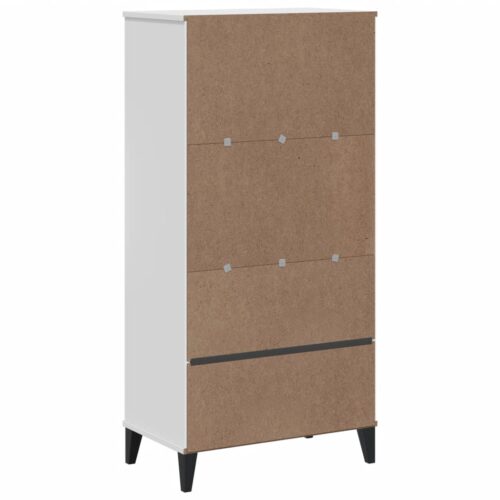 Bookcase VIKEN White 60x35x123cm Engineered Wood - Image 8