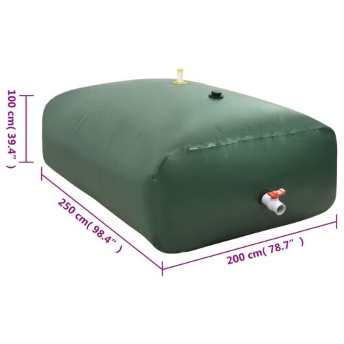 Water Tank with Tap Foldable 5000L PVC - Image 8