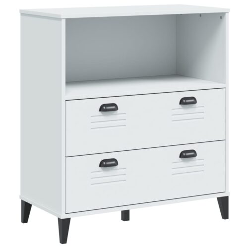 Bookcase VIKEN White 80x40x90cm Engineered Wood