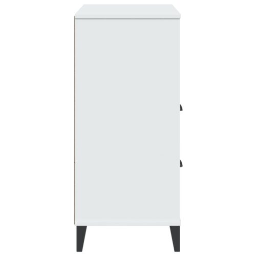Bookcase VIKEN White 80x40x90cm Engineered Wood - Image 7